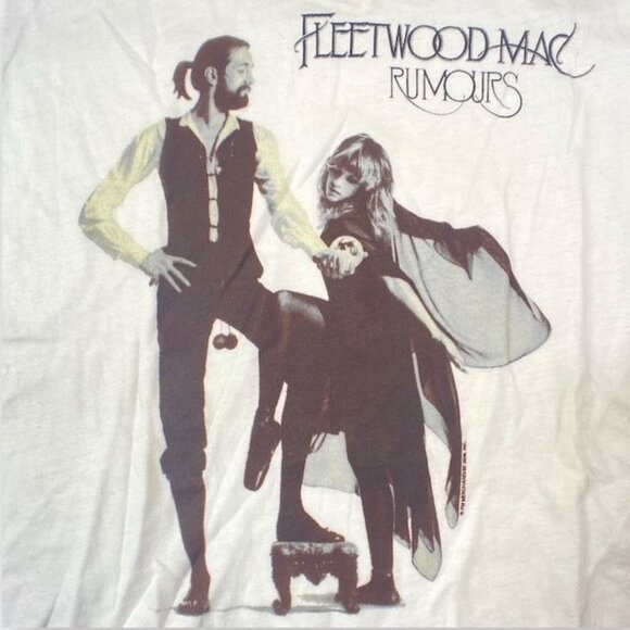 NWOT Fleetwood Mac Rumours Tee Shirt White Size Large - Picture 2 of 3